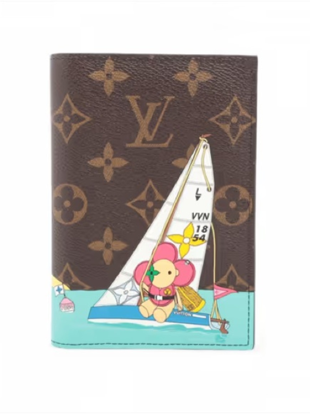 Louis Vuitton Vivienne Sailing Holiday Animation Passport Holder Limited Edition